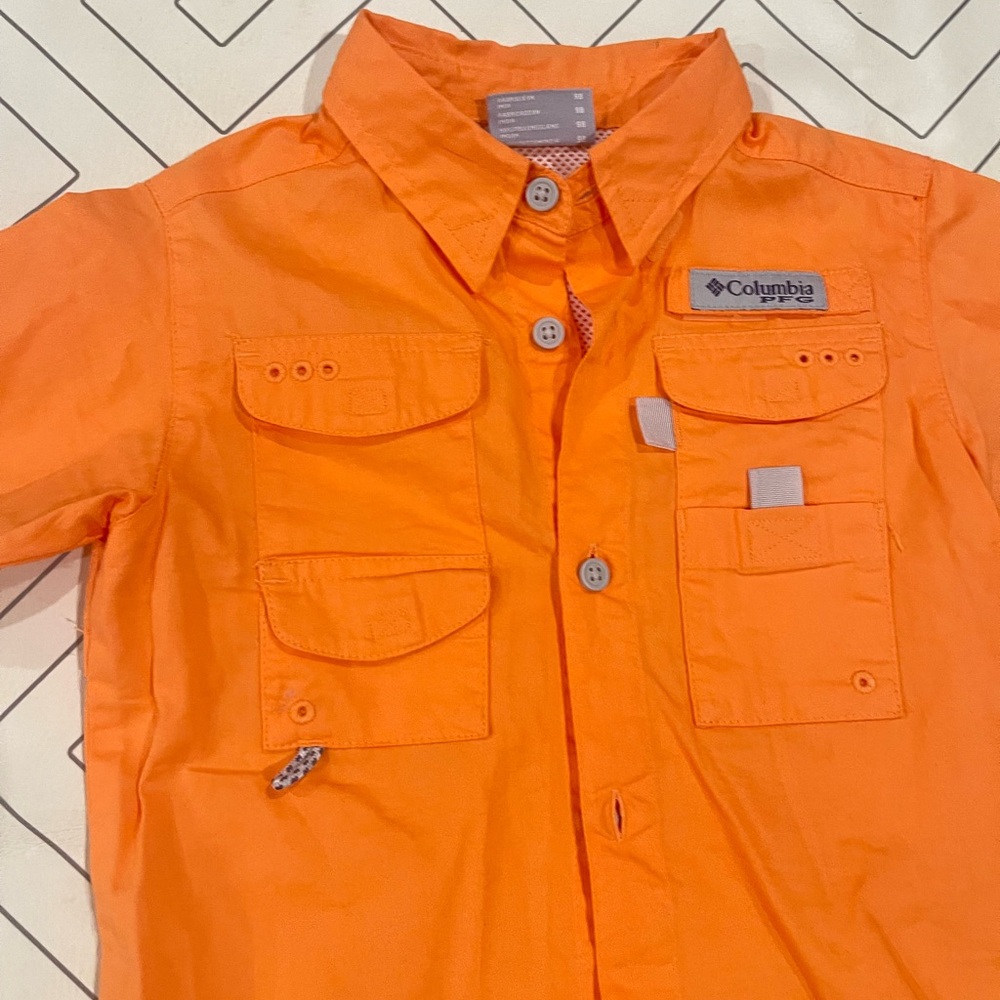 Columbia Orange Fishing Shirt - Picture 3 of 10